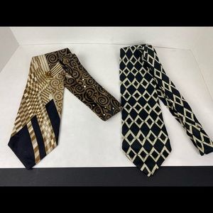 Lot of 2 Bruno Piatelli Ties